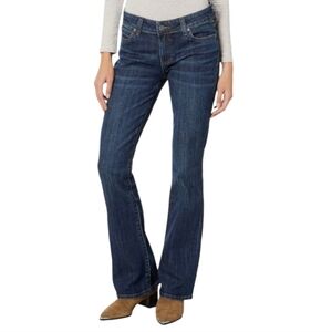 KUT From the Kloth "Natalie High Rise Bootcut" dark wash jeans cut87137 sz 8 EUC